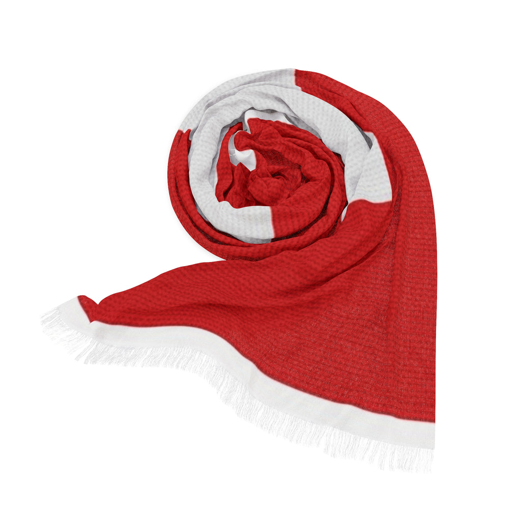 Swiss Flag scarf | Red White Cross scarf, Switzerland sports fan accessory