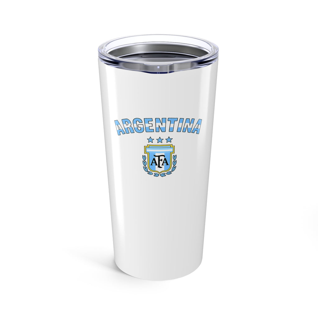Argentina Crest World Cup Tumbler 20oz | Soccer Fan Travel Cup