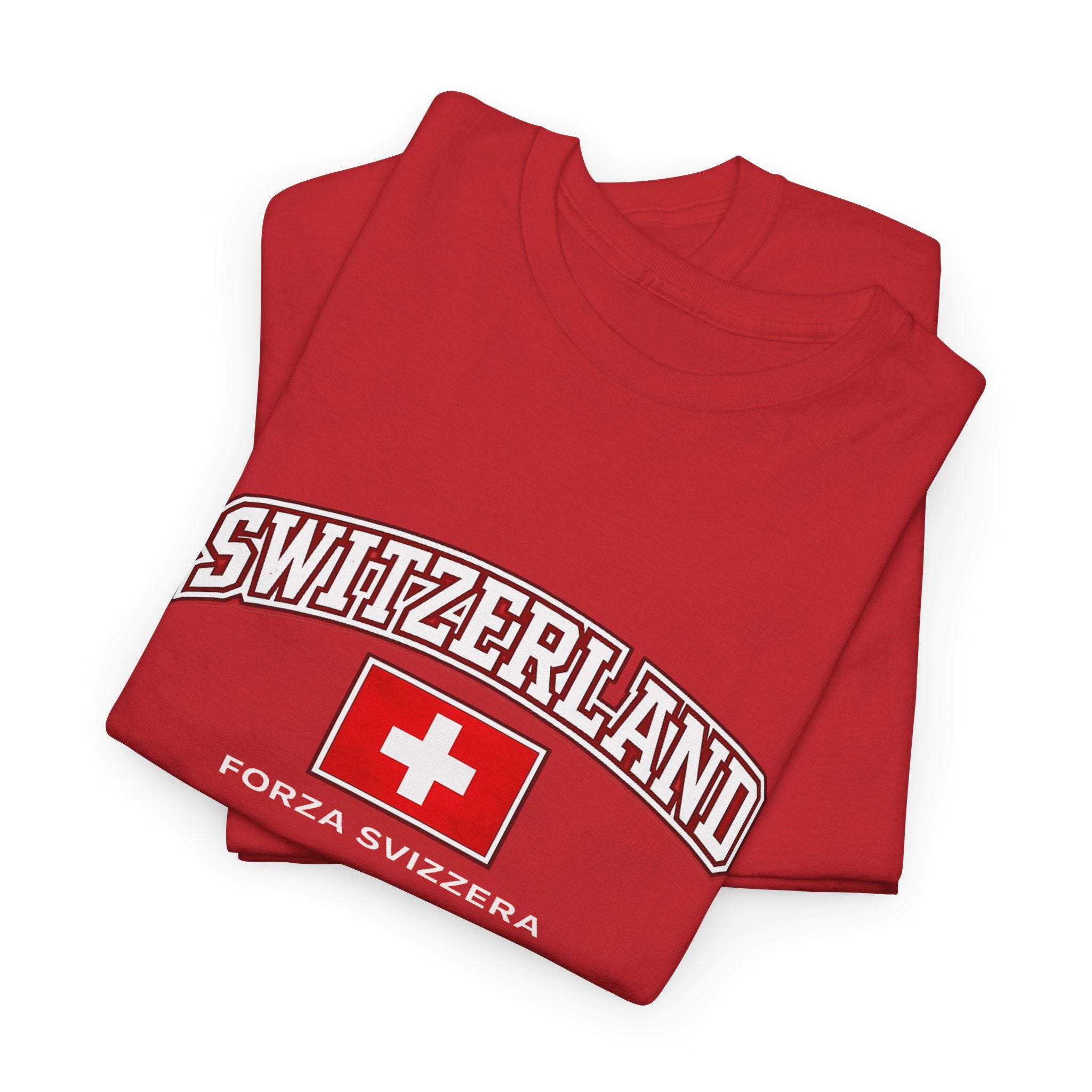 Switzerland Flag Tee — "Forza Svizzera"