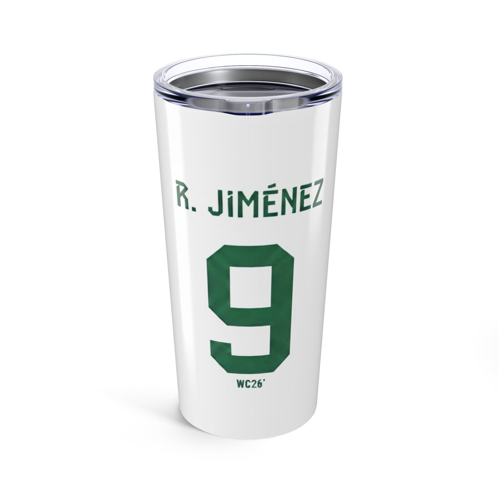 R. Jiménez 9 Tumbler 20oz | Personalized Sports Jersey Number
