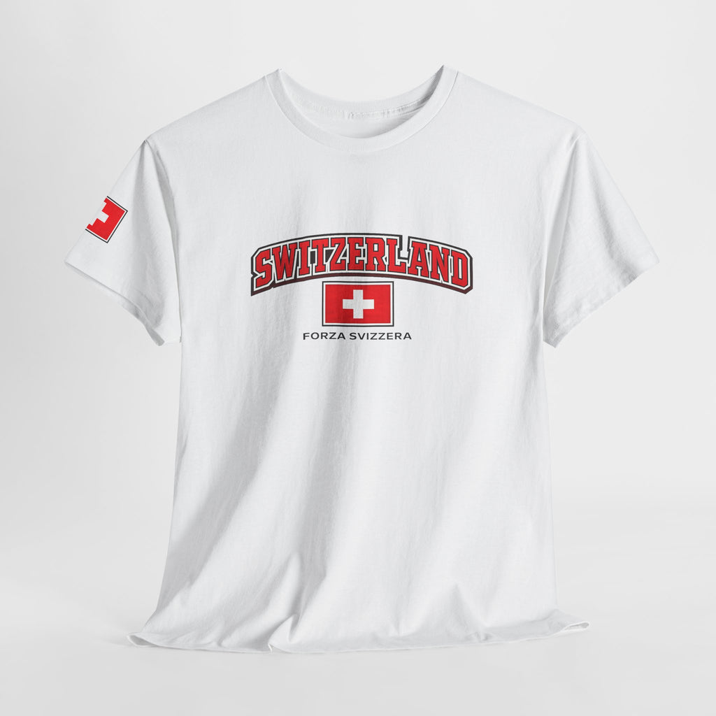 Switzerland Flag Tee — "Forza Svizzera"