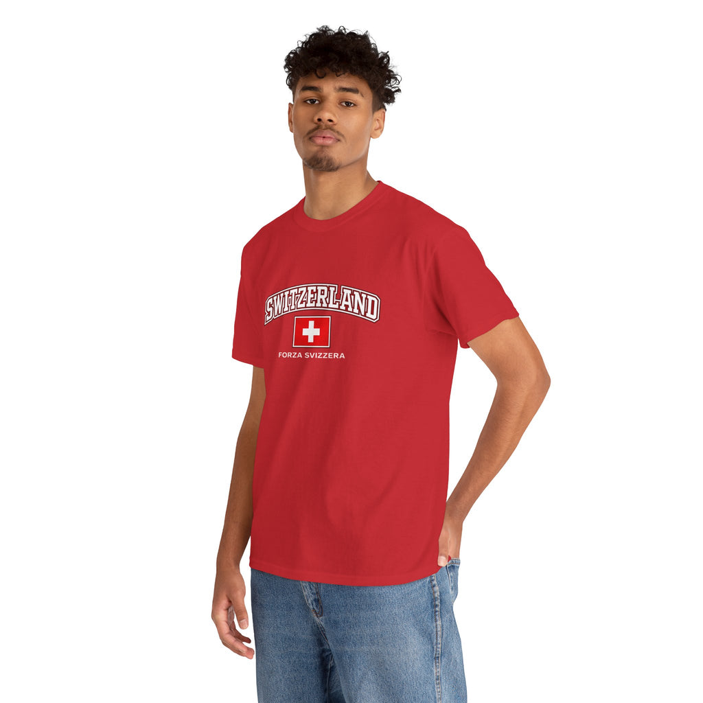 Switzerland Flag Tee — "Forza Svizzera"