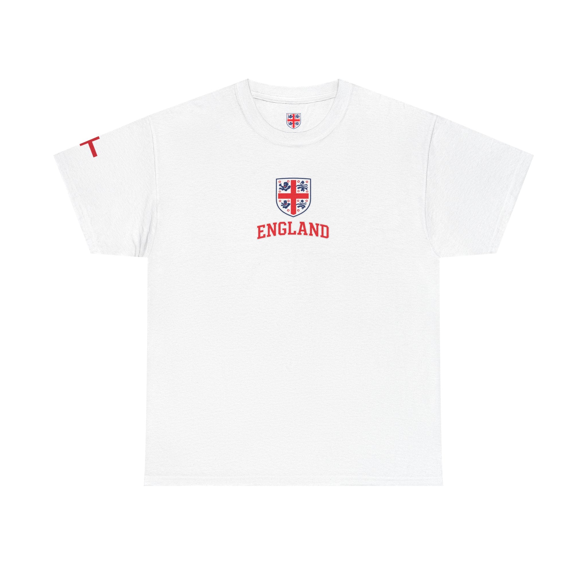 England Crest Tee | Vintage Shield Football Soccer Jersey Style