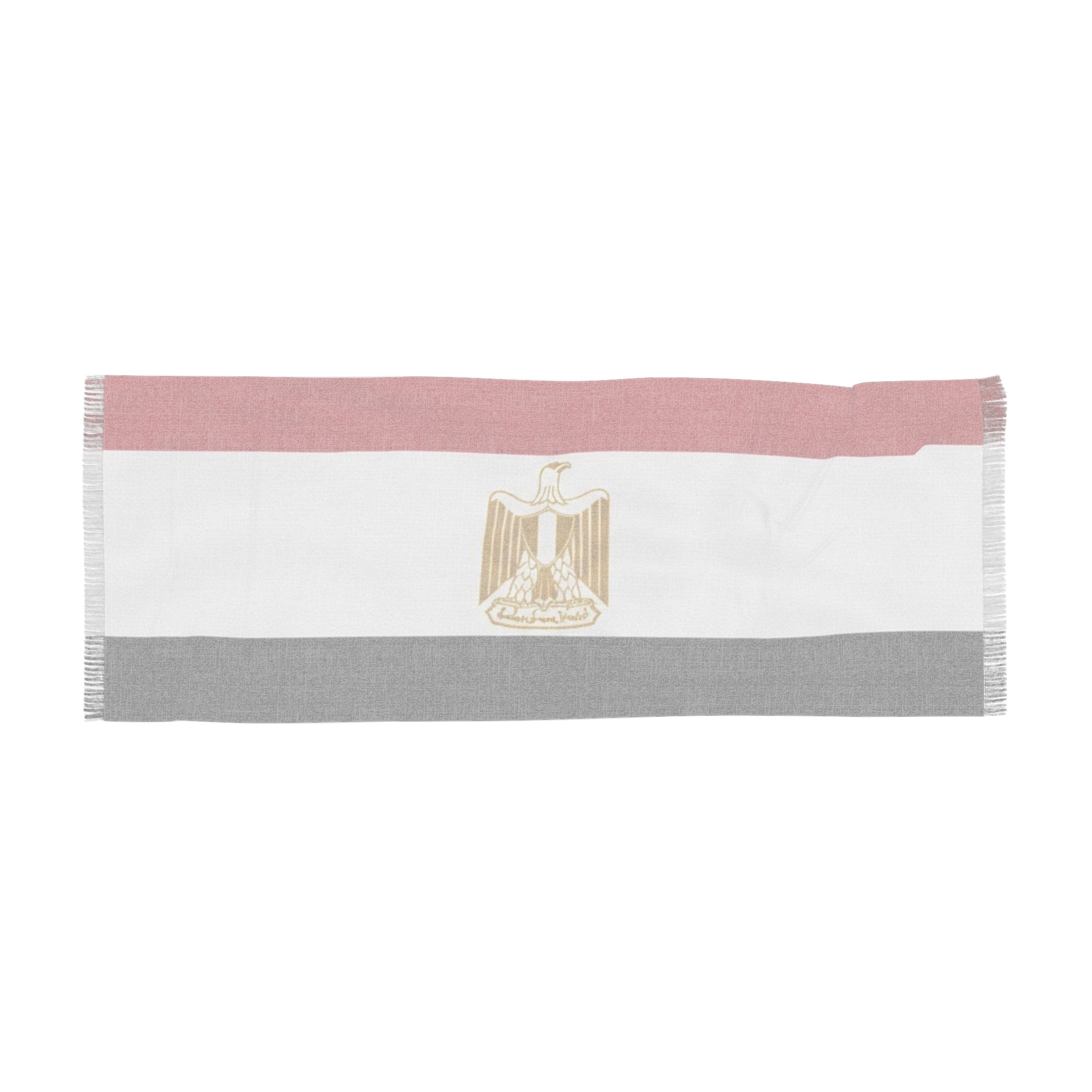 Egypt Flag Scarf | Egyptian Eagle Emblem Lightweight Scarf