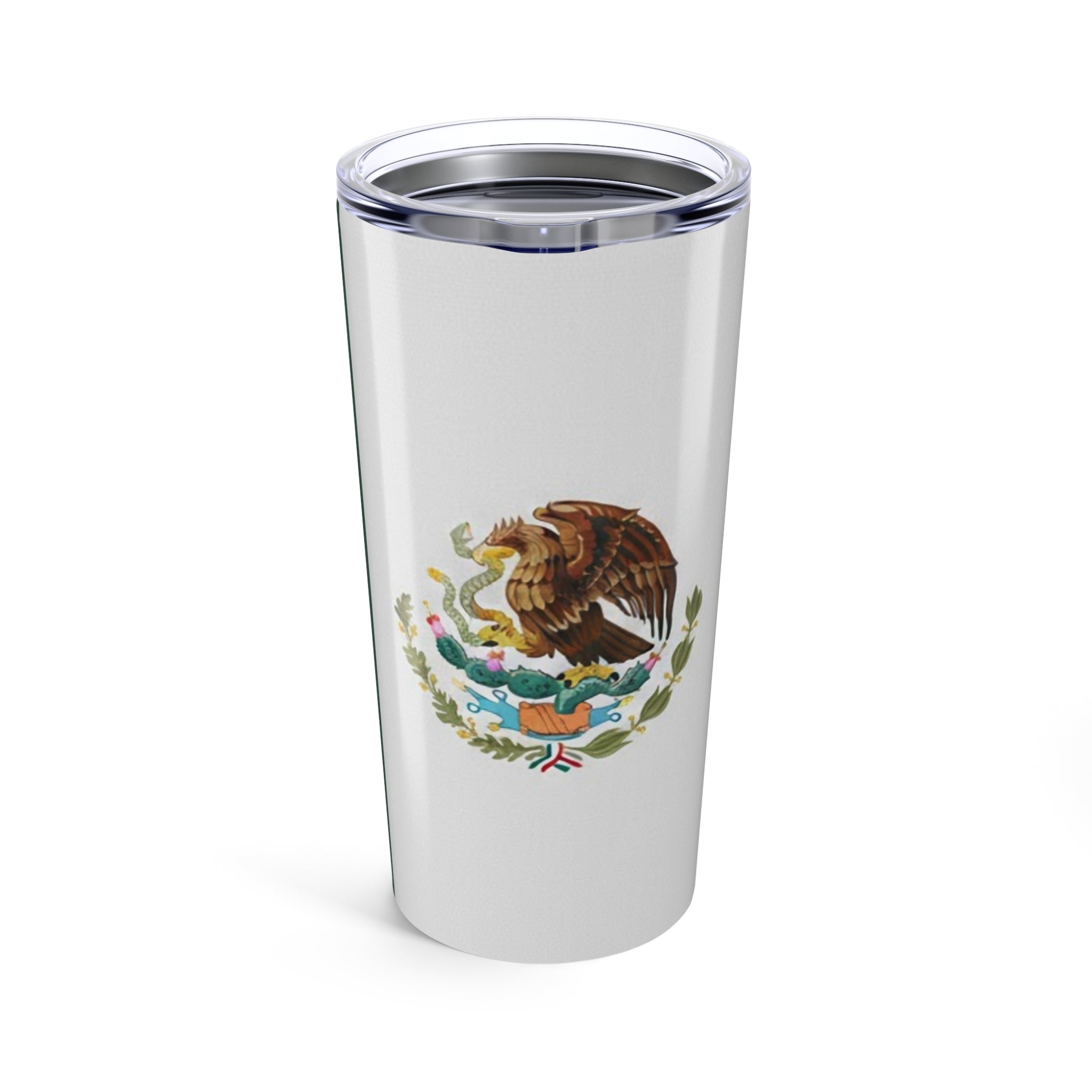 Mexican Coat of Arms Tumbler | Mexican Flag Stripe 20oz