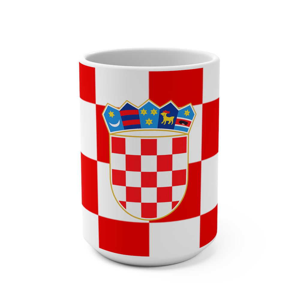 Croatian Checkerboard Crest Mug