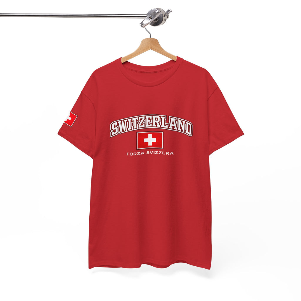 Switzerland Flag Tee — "Forza Svizzera"