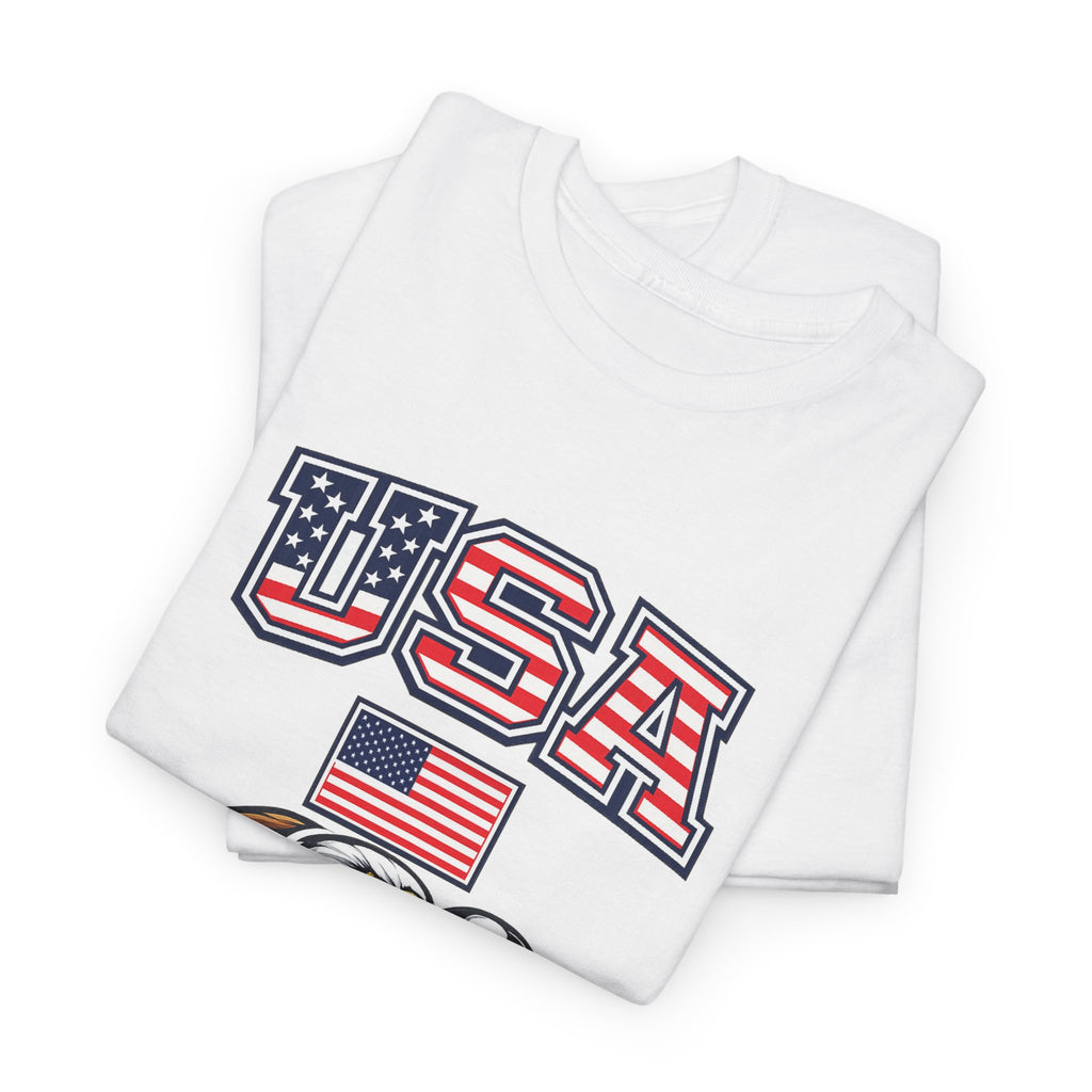 USA Eagle Soccer T-Shirt — Patriotic American Flag Sports Tee