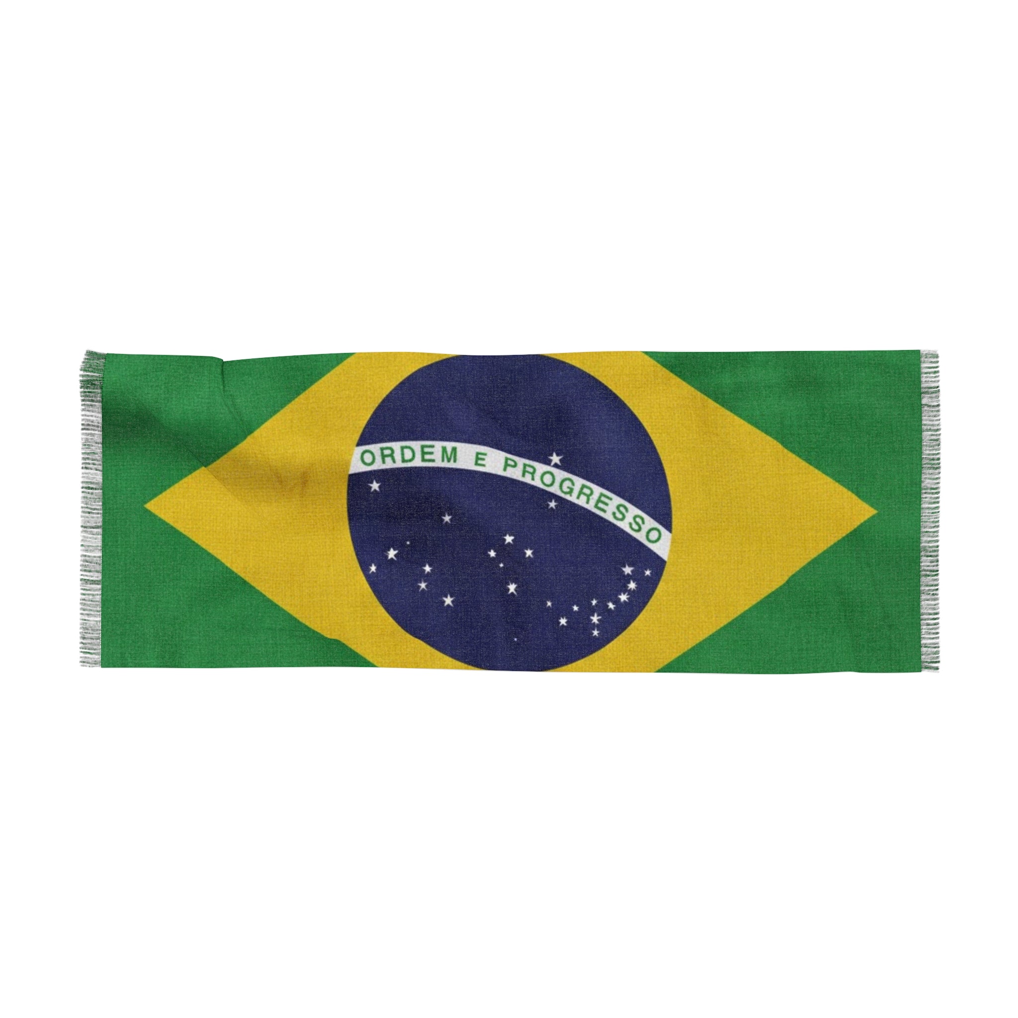 Brazil Flag Scarf | National Pride, Ordem e Progresso