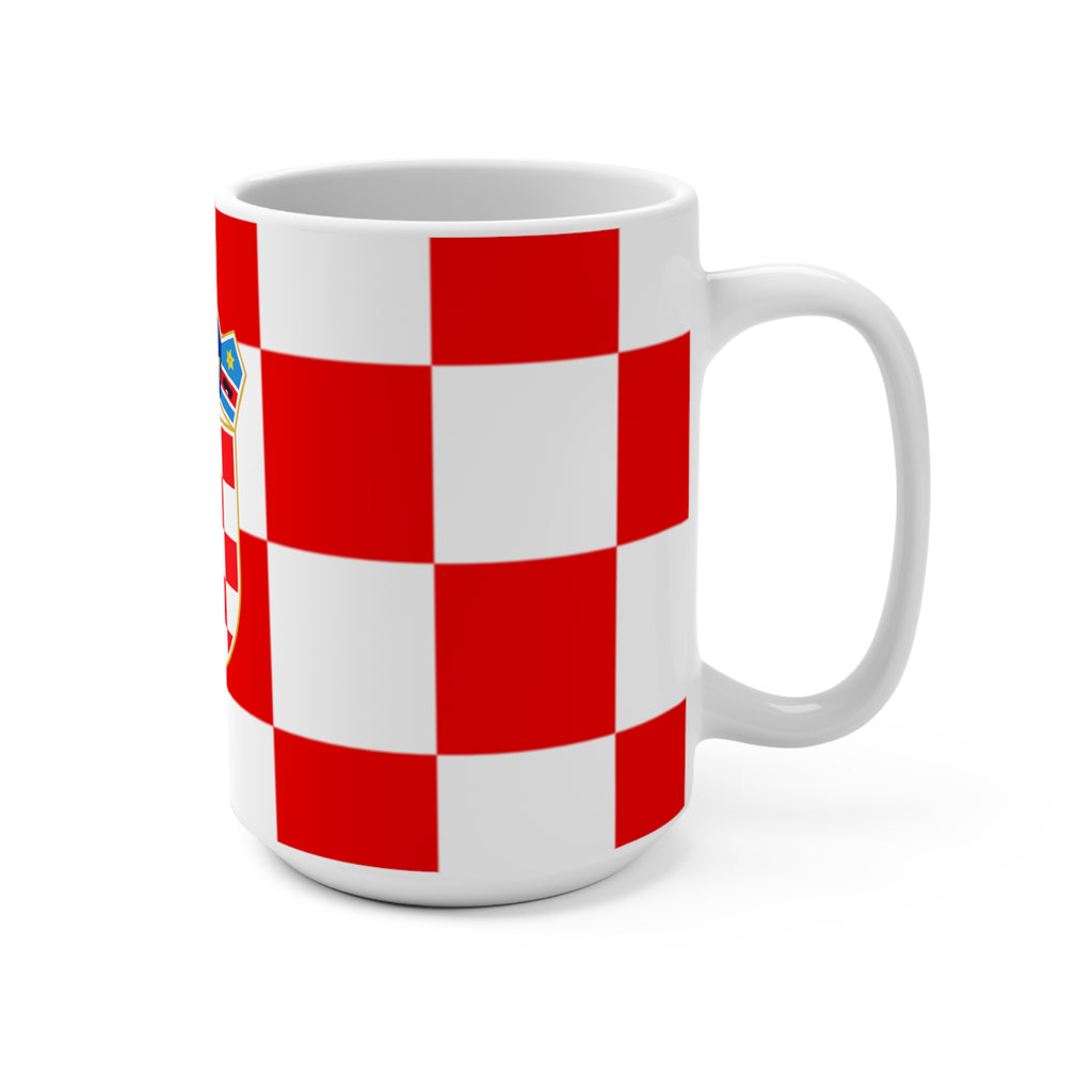 Croatian Checkerboard Crest Mug
