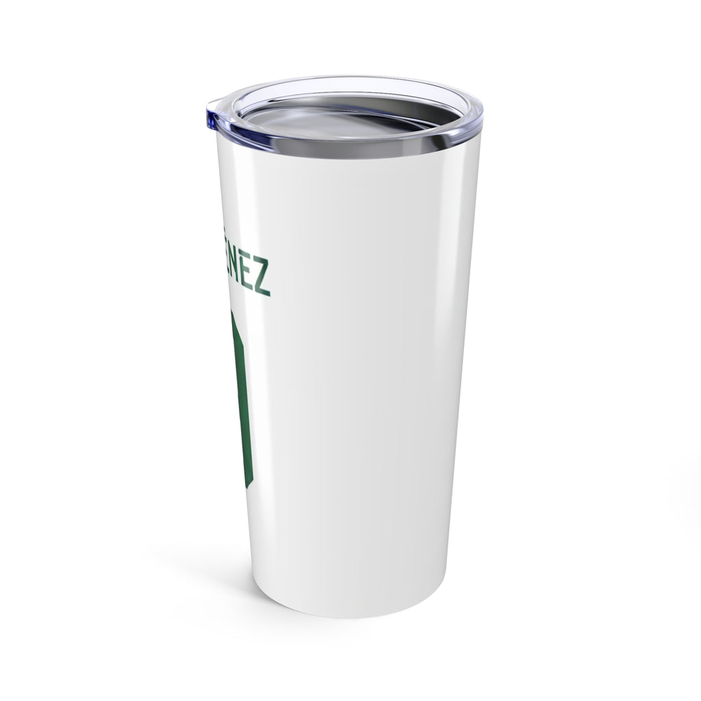 R. Jiménez 9 Tumbler 20oz | Personalized Sports Jersey Number