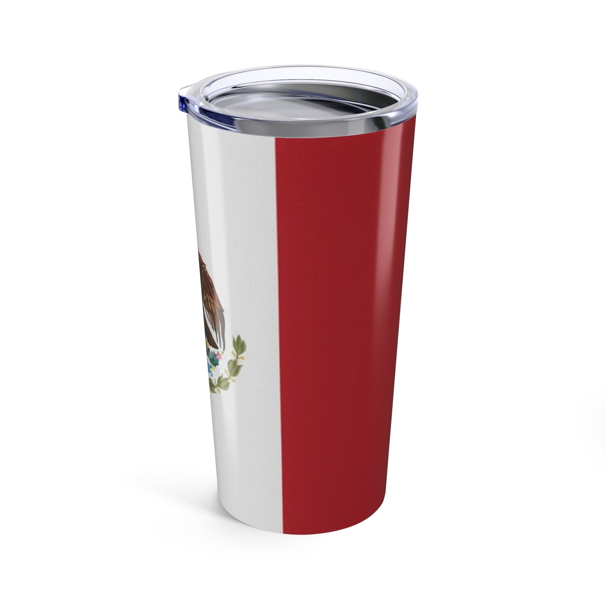 Mexican Coat of Arms Tumbler | Mexican Flag Stripe 20oz
