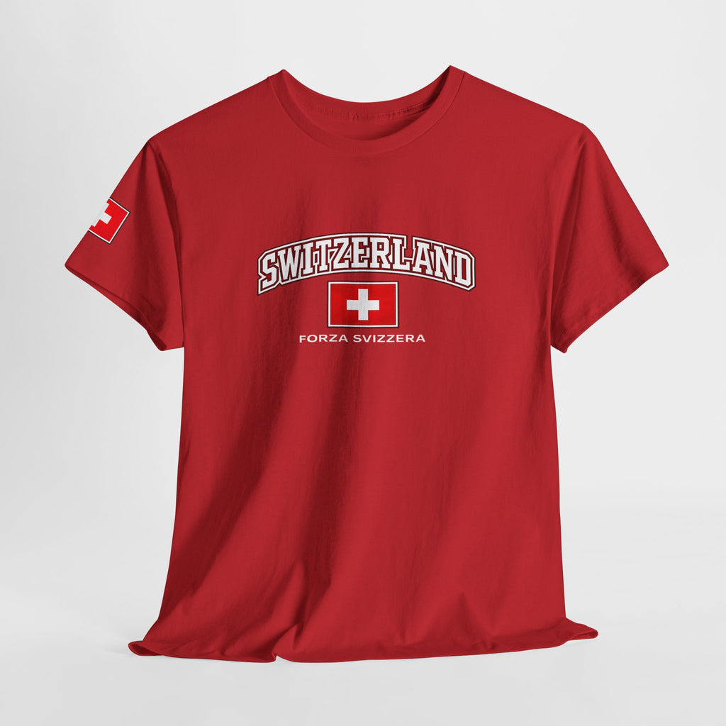 Switzerland Flag Tee — "Forza Svizzera"