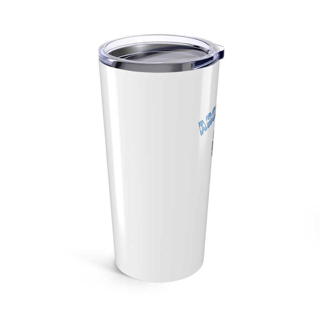 Argentina Crest World Cup Tumbler 20oz | Soccer Fan Travel Cup