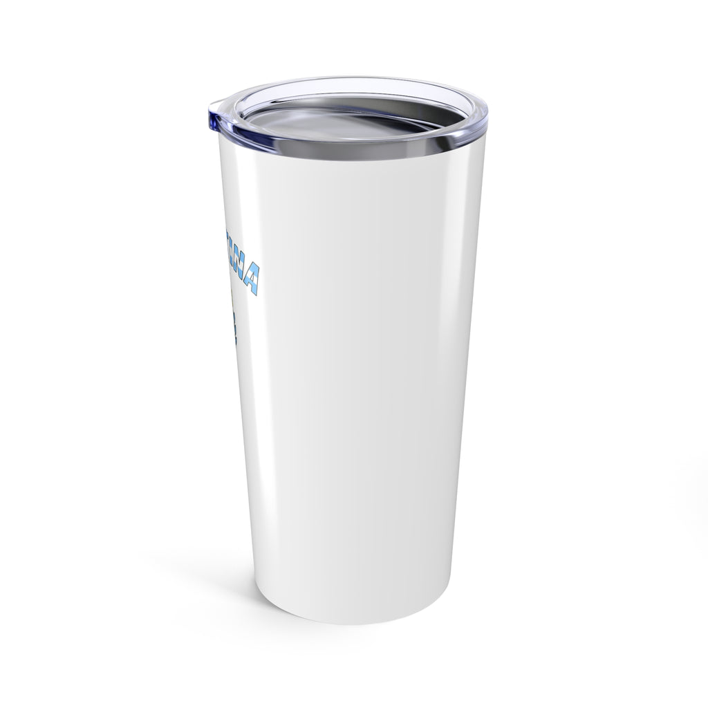 Argentina Crest World Cup Tumbler 20oz | Soccer Fan Travel Cup