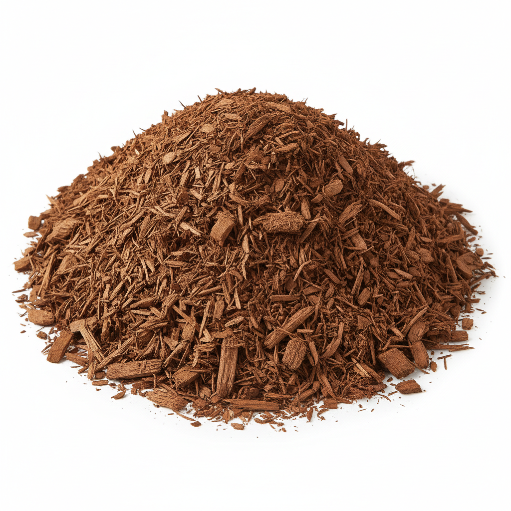 Color Enhanced Brown Mulch