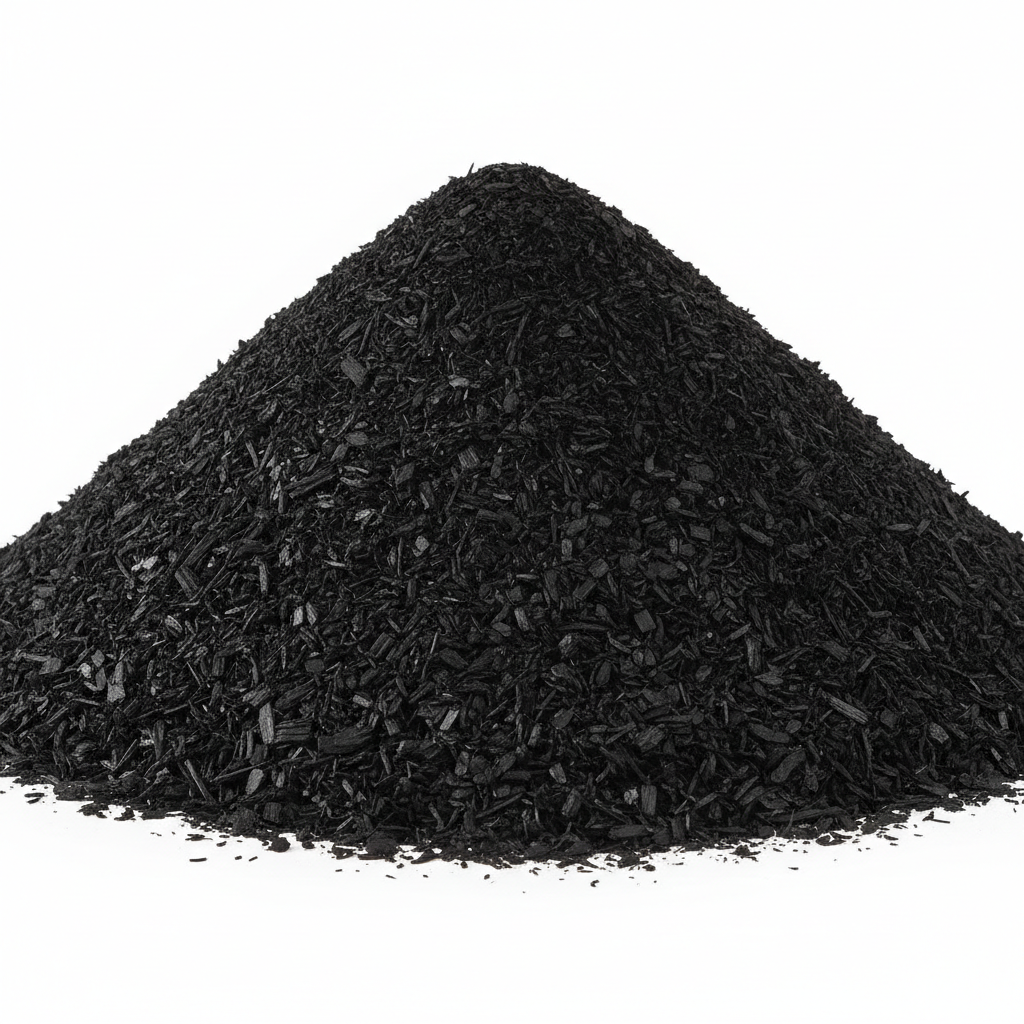 Color Enhanced Black Mulch
